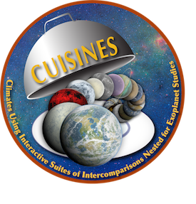 CUISINES planetary atmosphere model intercomparison logo