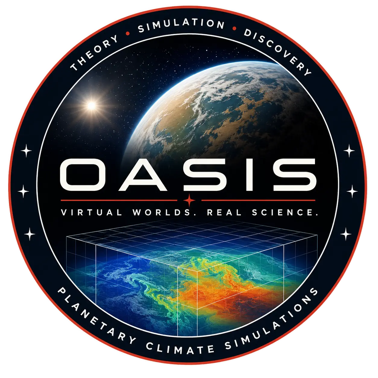 OASIS planetary climate modelling logo